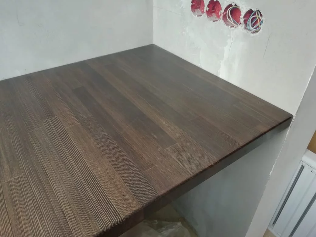 столешница из сращенного массива лиственницы