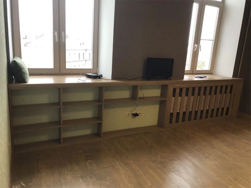 подоконник-столешница из лиственницы на заказ
