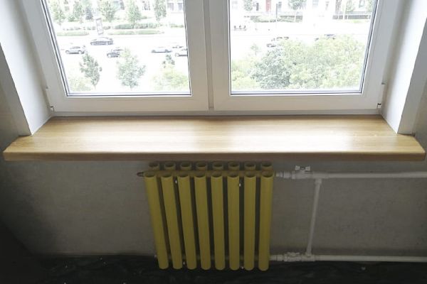 изготовление подоконников из дерева