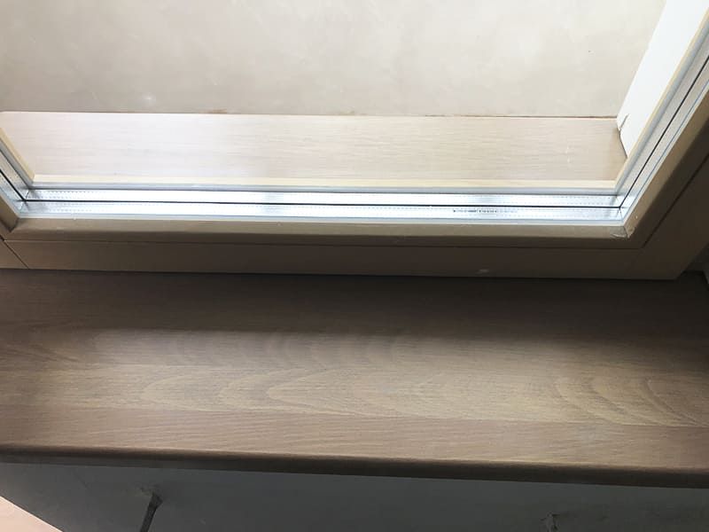 прямой подоконник из бука