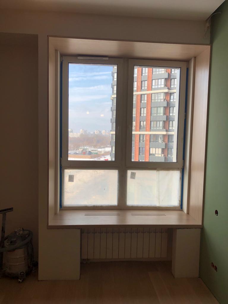 деревянный подоконник на заказ в москве