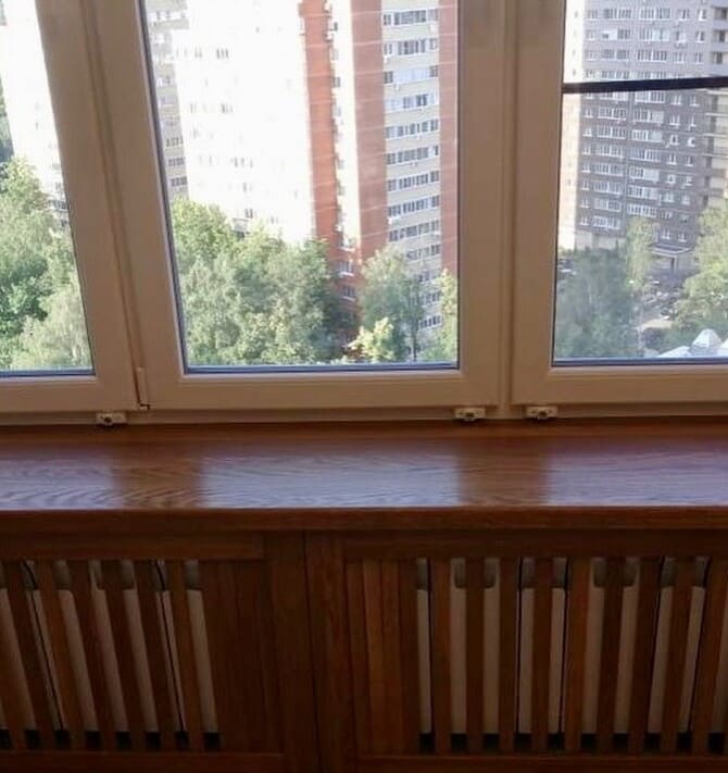 деревянный подоконник на заказ в москве